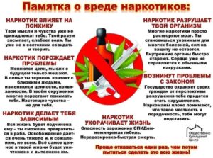 Вред наркотиков