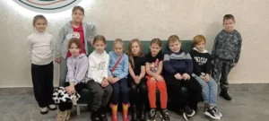 Ученики на спектакле