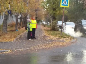 Дежурство на перекрестке
