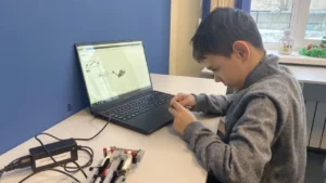 Ученик работает