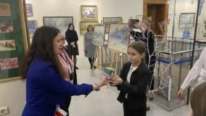 Награждение победительницы